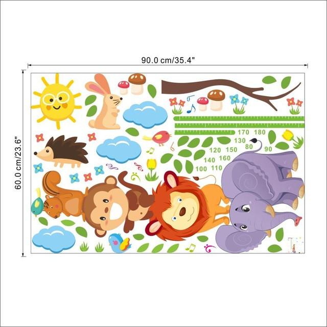 Sticker mural - Toise - Les Z'animaux de la forêt 2 | sticker mural | STIKEO.COM