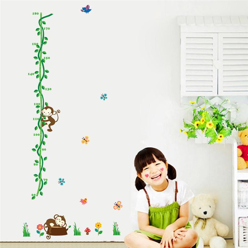 Sticker mural - Toise - 2 Petits Singes | sticker mural | STIKEO.COM