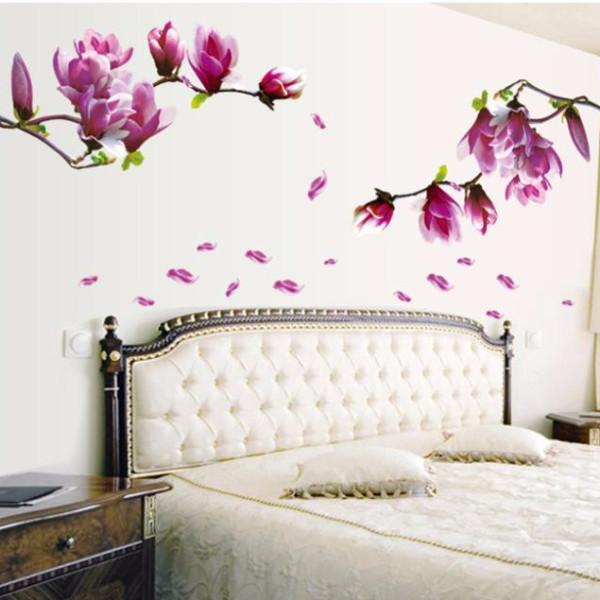 Sticker Mural - Peach  Flower | sticker mural | STIKEO.COM