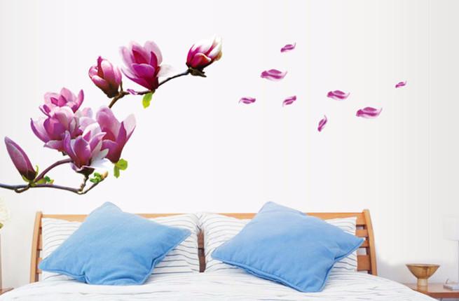 Sticker Mural - Peach  Flower | sticker mural | STIKEO.COM