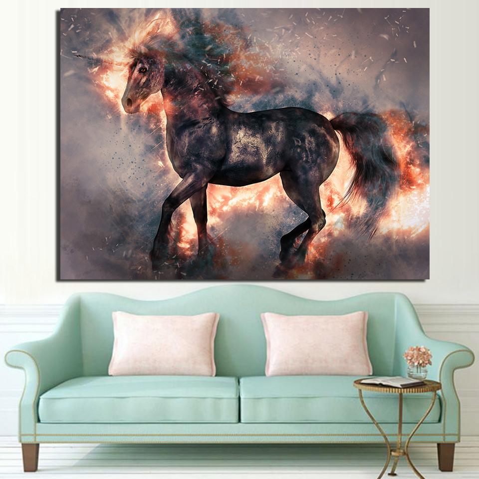 Licorne de Feu | tableau | STIKEO.COM