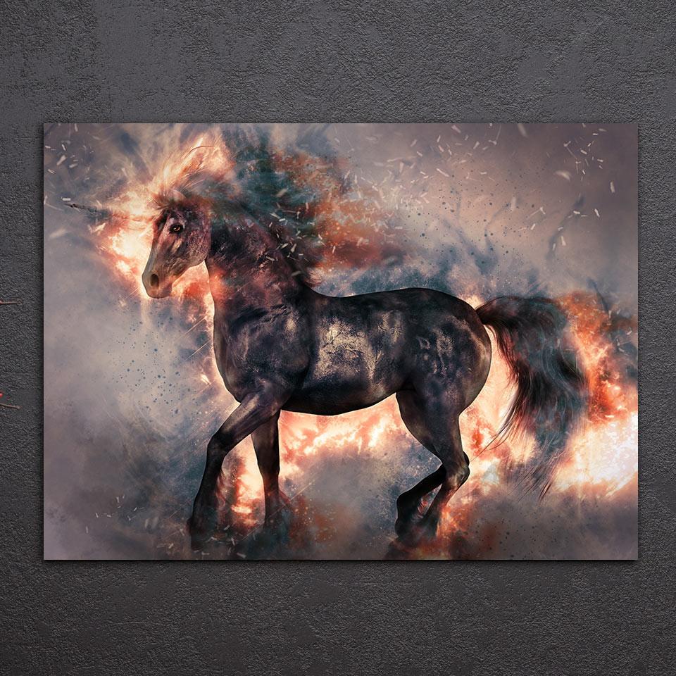 Licorne de Feu | tableau | STIKEO.COM