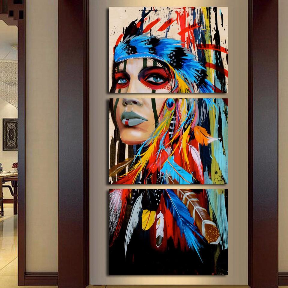 Native Mystic Girl | tableau | STIKEO.COM