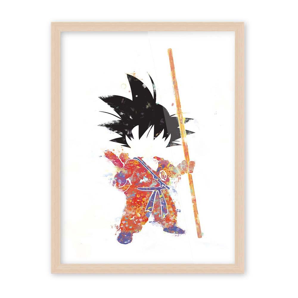 Dragon Ball - Watercolor Sangoku | poster | STIKEO.COM