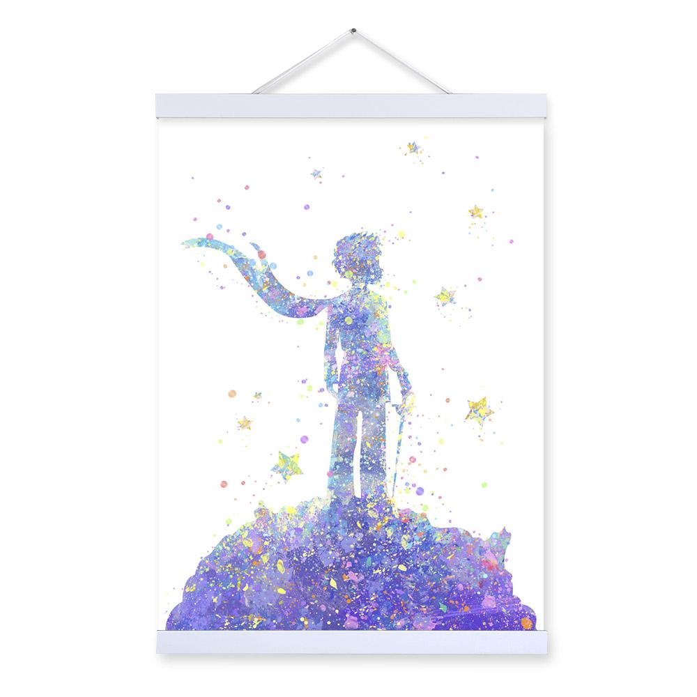 Watercolor Little Prince | poster | STIKEO.COM