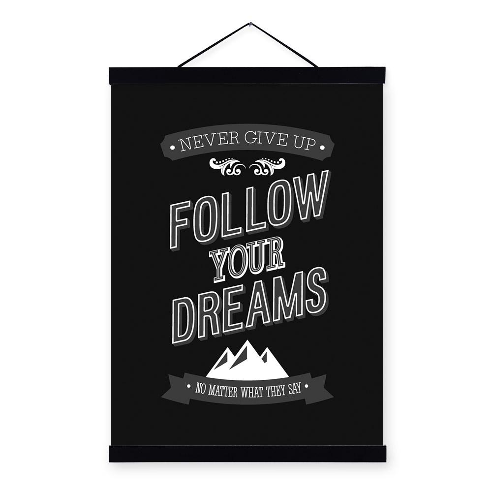 " Follow your dreams" | poster | STIKEO.COM