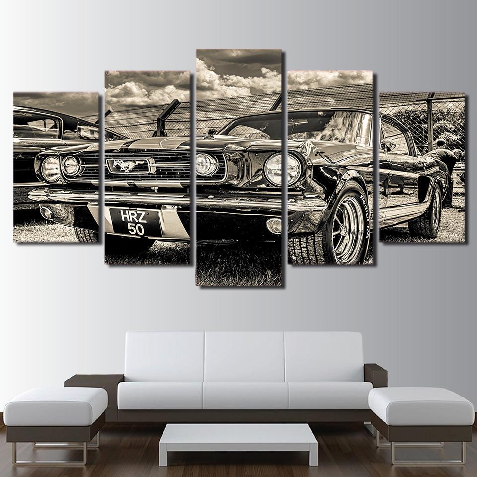 Muscle Car - Ford Mustang 1965 | tableau | STIKEO.COM