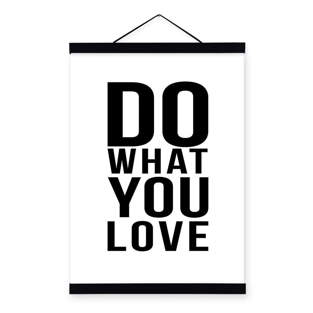 " Love what you do , Do what you love" | poster | STIKEO.COM