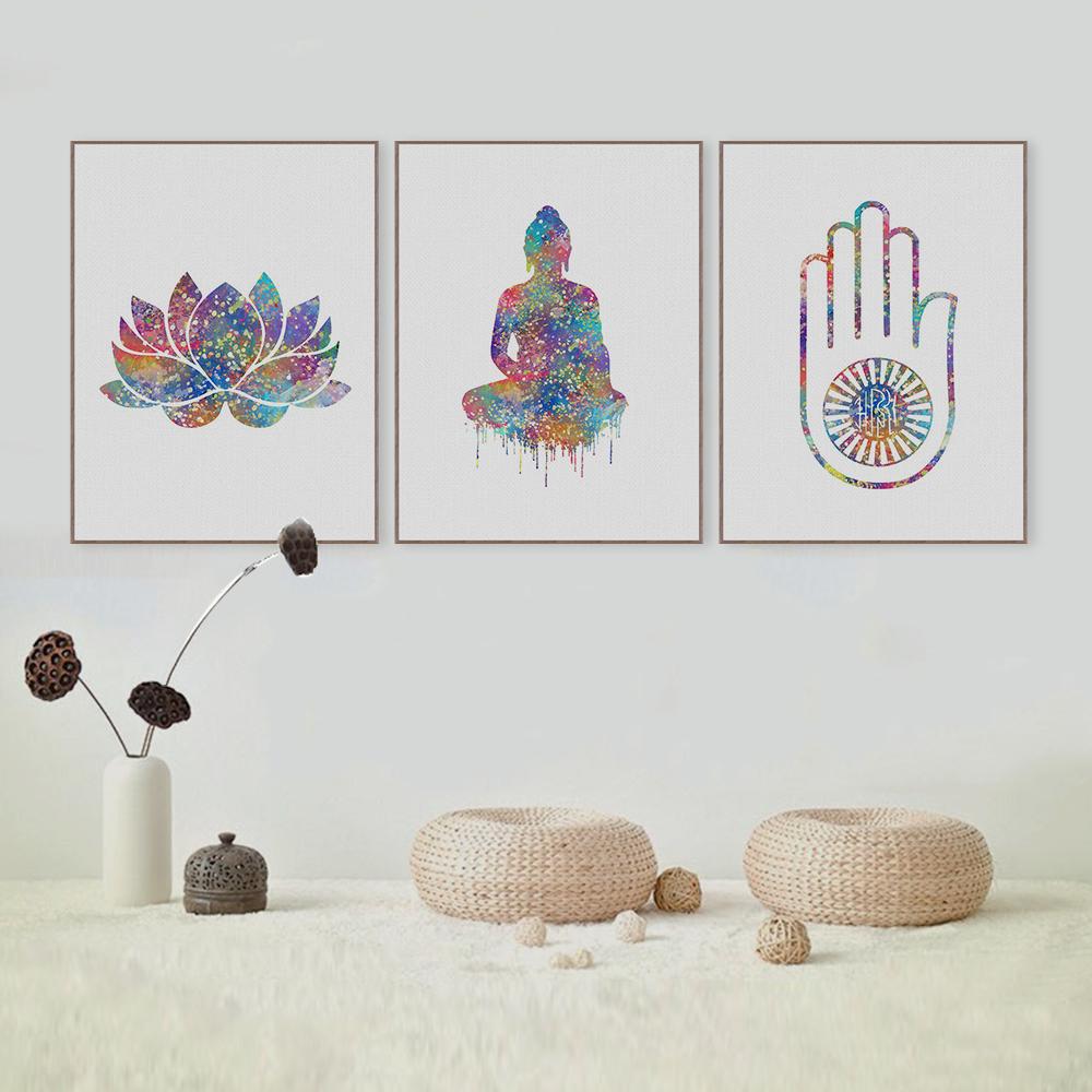 Watercolor Zen Collection | poster | STIKEO.COM