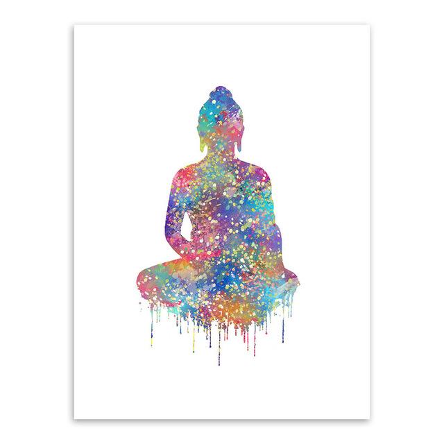 Watercolor Zen Collection | poster | STIKEO.COM