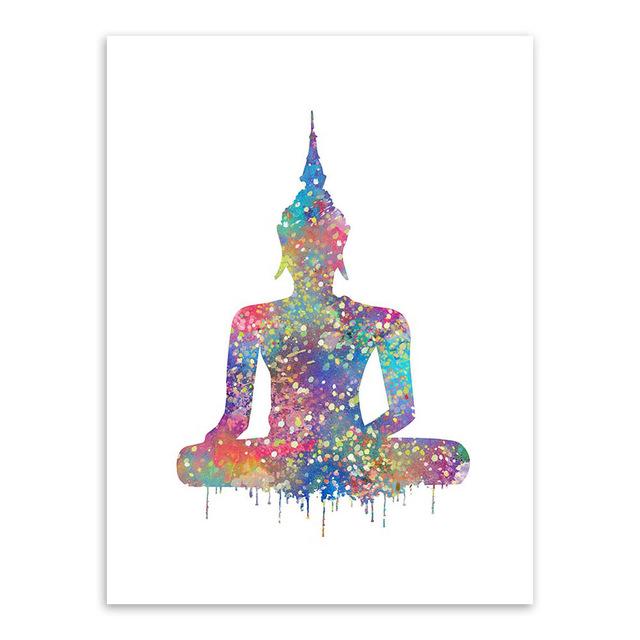 Watercolor Zen Collection | poster | STIKEO.COM