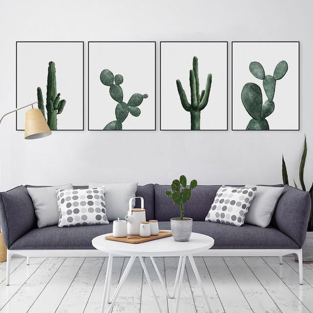 Watercolor Cactus Collection | poster | STIKEO.COM