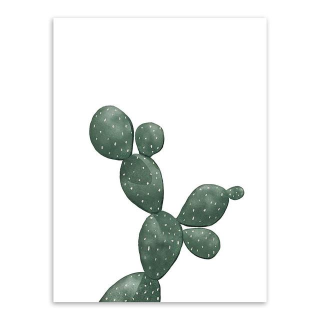 Watercolor Cactus Collection | poster | STIKEO.COM