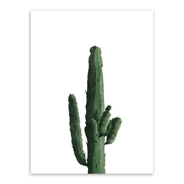 Watercolor Cactus Collection | poster | STIKEO.COM