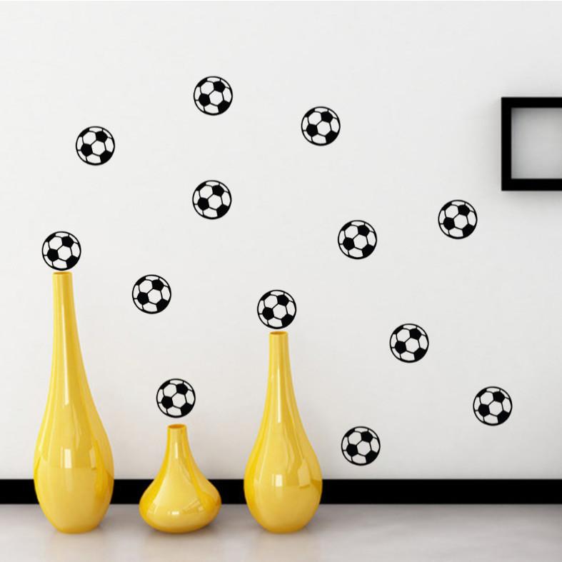 Sticker mural - sport - Ballon de Football - 10 pièces | sticker mural | STIKEO.COM