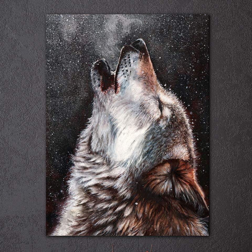 Howling Wolf | tableau | STIKEO.COM