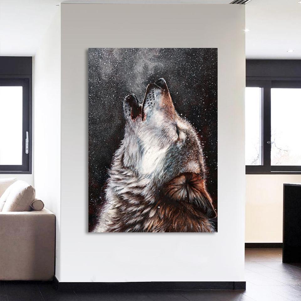 Howling Wolf | tableau | STIKEO.COM