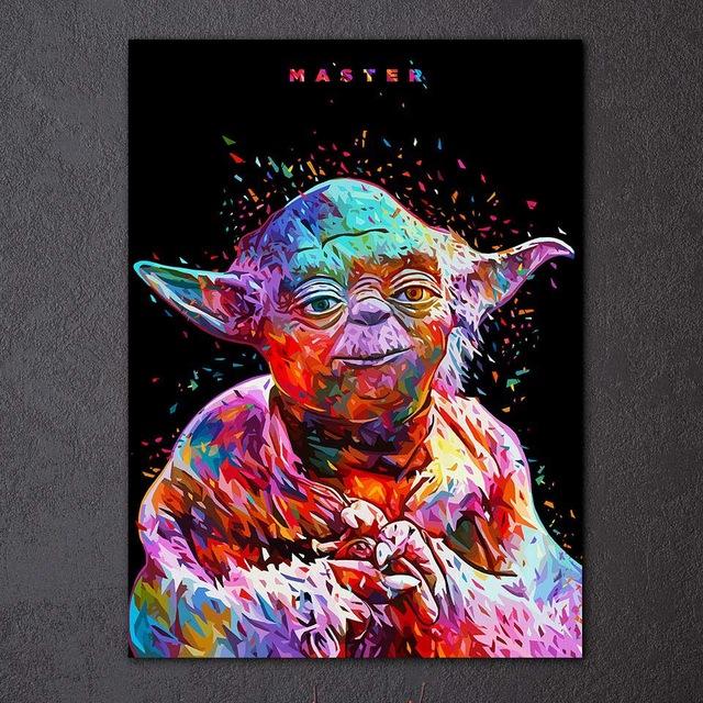 Star Wars, Yoda, Tableau & Affiche PoP Art
