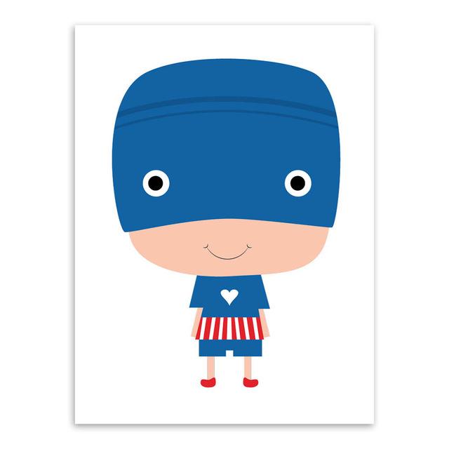 " Little Superhero" | poster | STIKEO.COM