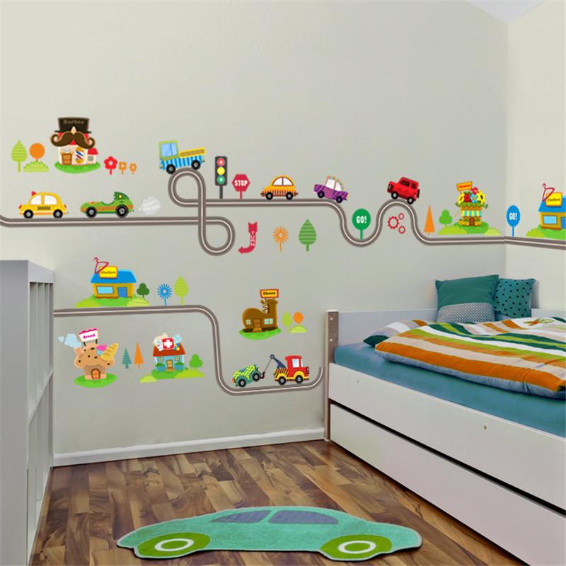 Sticker mural - Autoroute Cartoon | sticker mural | STIKEO.COM