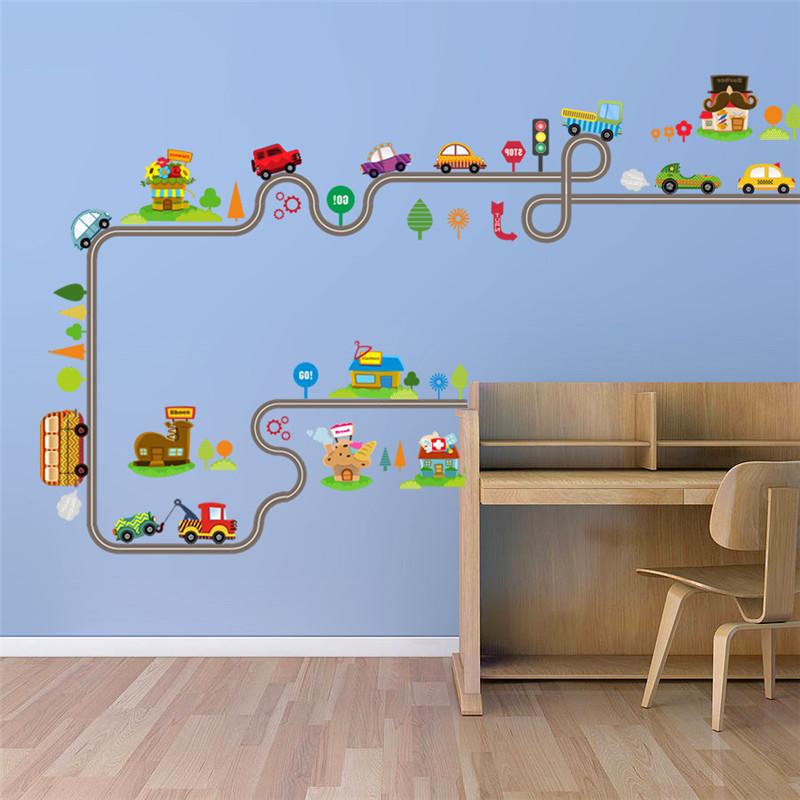 Sticker mural - Autoroute Cartoon | sticker mural | STIKEO.COM