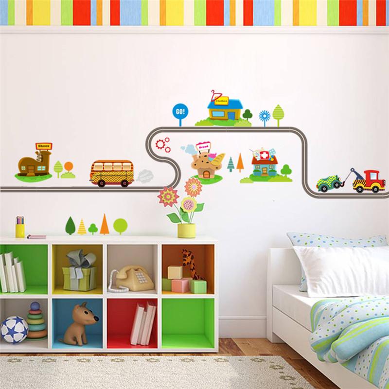 Sticker mural - Autoroute Cartoon | sticker mural | STIKEO.COM