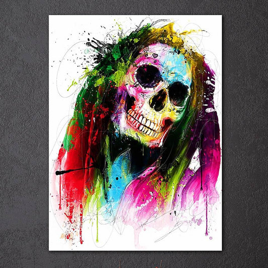 Rasta Skull | tableau | STIKEO.COM