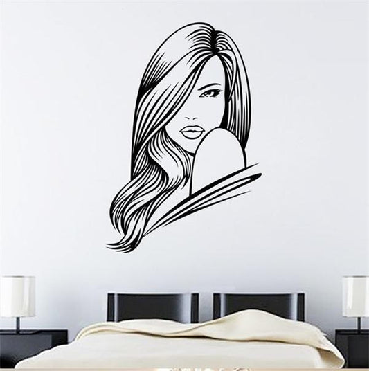 Sticker mural - Charming Girl | sticker mural | STIKEO.COM