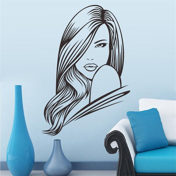 Sticker mural - Charming Girl | sticker mural | STIKEO.COM