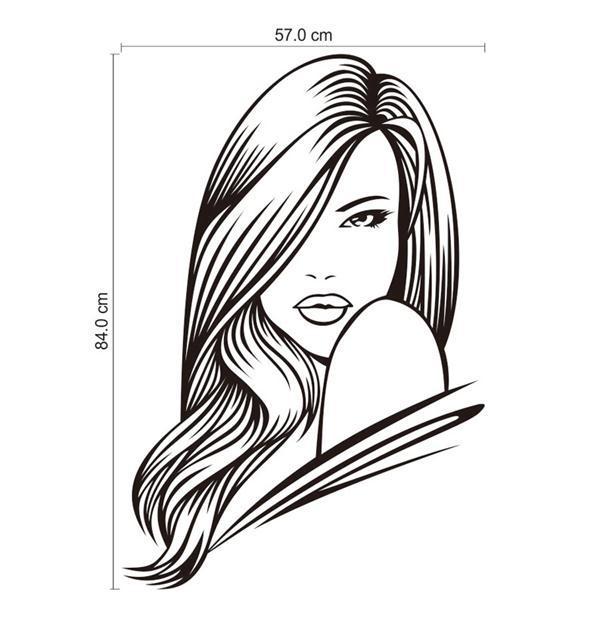 Sticker mural - Charming Girl | sticker mural | STIKEO.COM