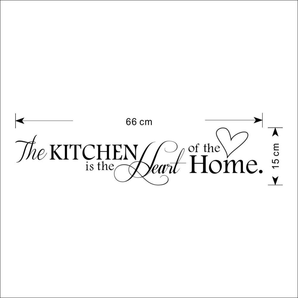 Sticker mural - The Kitchen is Heart of the Home | sticker mural | STIKEO.COM