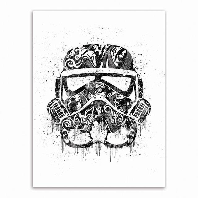 'Watercolor Stormtrooper" | poster | STIKEO.COM