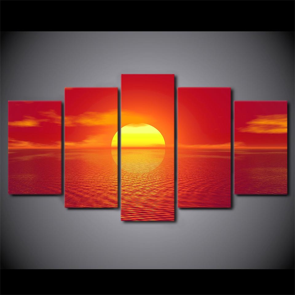 Red Sunset | tableau | STIKEO.COM