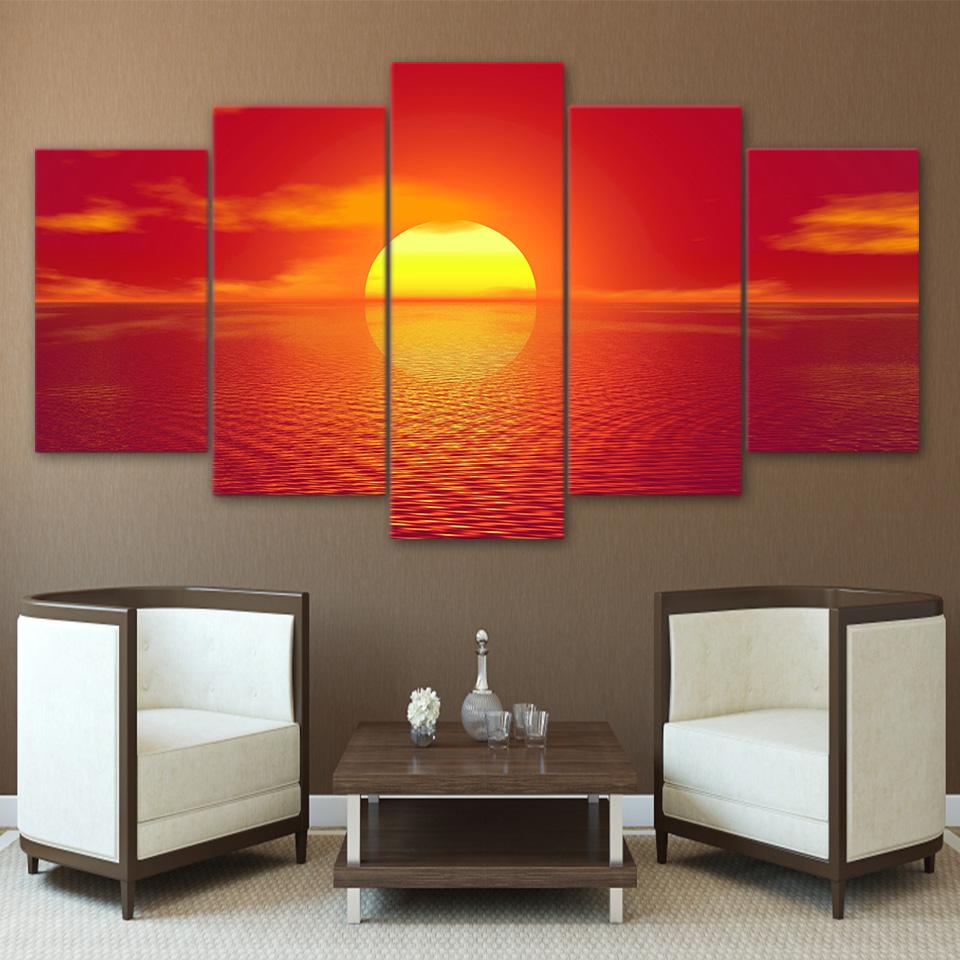 Red Sunset | tableau | STIKEO.COM