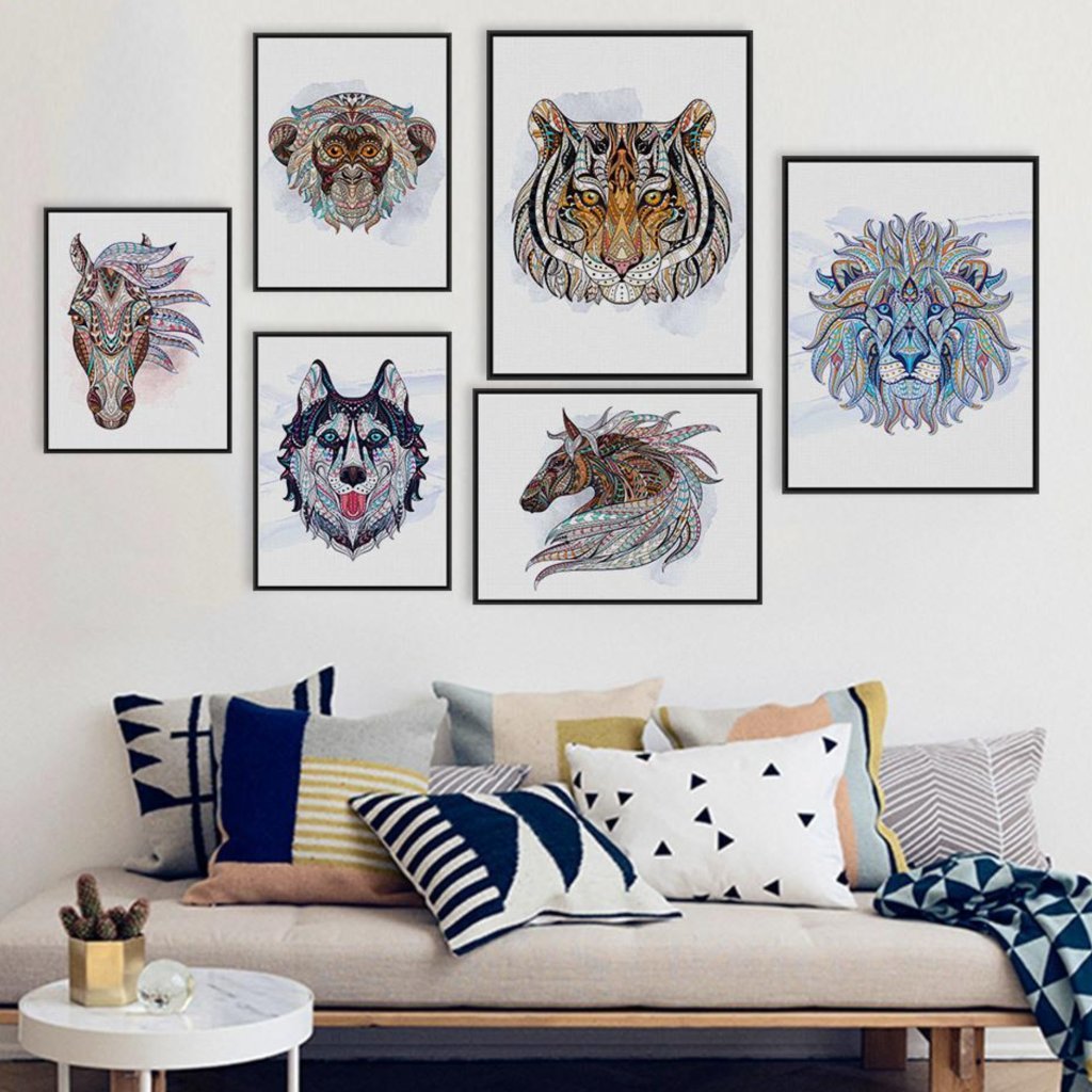 "Mystical Totem Animals" | poster | STIKEO.COM