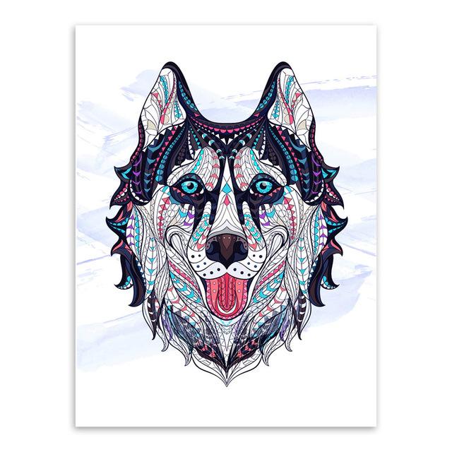 "Mystical Totem Animals" | poster | STIKEO.COM