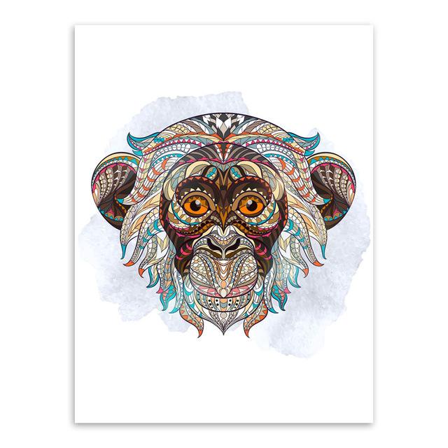 "Mystical Totem Animals" | poster | STIKEO.COM