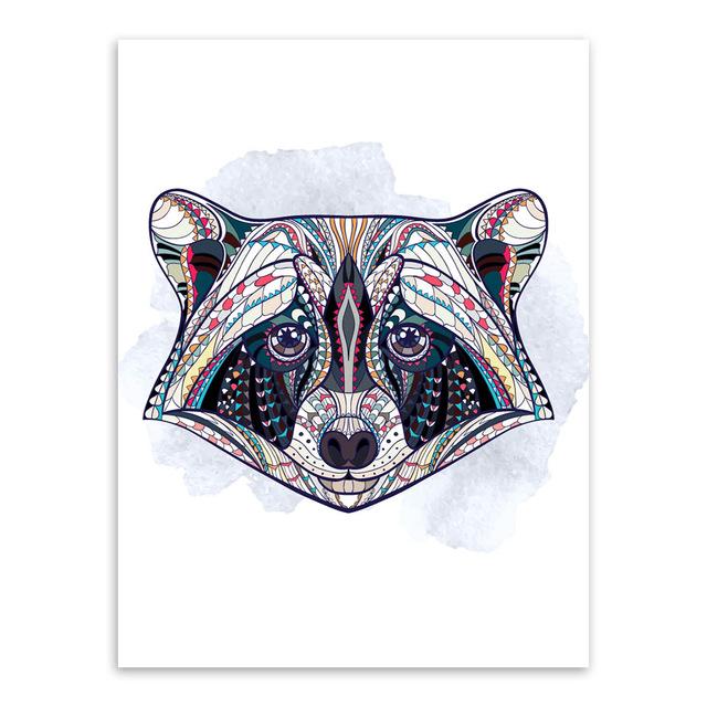 "Mystical Totem Animals" | poster | STIKEO.COM