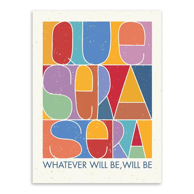 "Que sera sera" | poster | STIKEO.COM