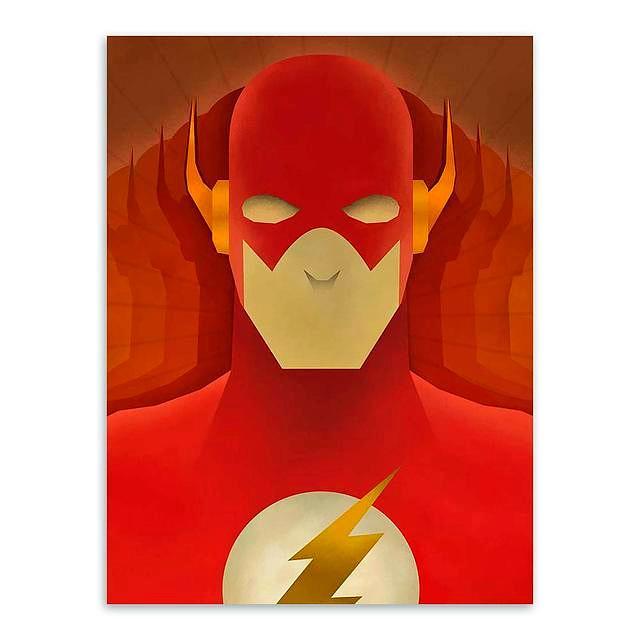 "Super Hero Minimalist Portrait" | poster | STIKEO.COM