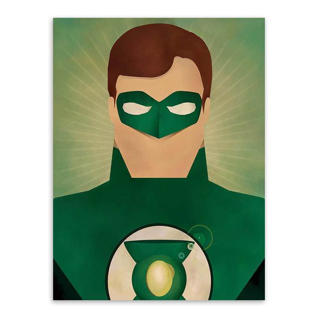 "Super Hero Minimalist Portrait" | poster | STIKEO.COM