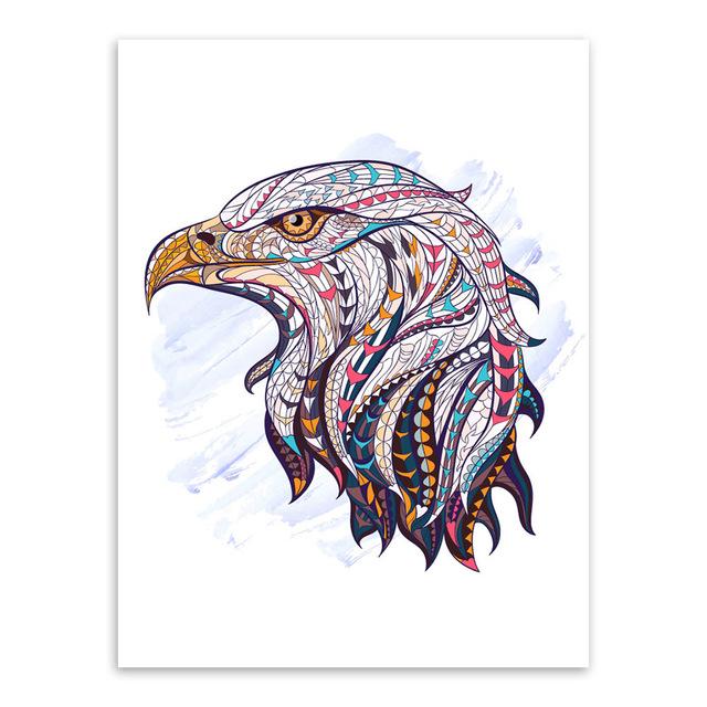 "Mystical Totem Animals" | poster | STIKEO.COM