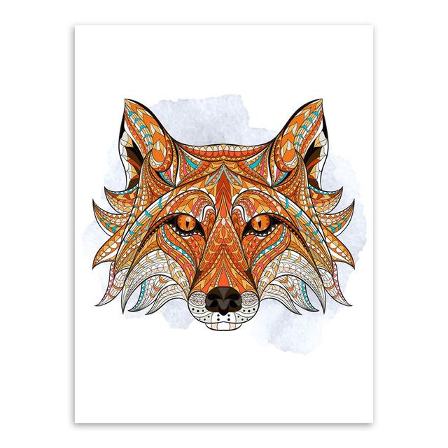 "Mystical Totem Animals" | poster | STIKEO.COM