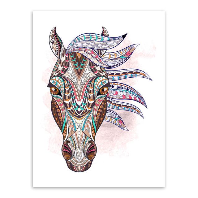 "Mystical Totem Animals" | poster | STIKEO.COM