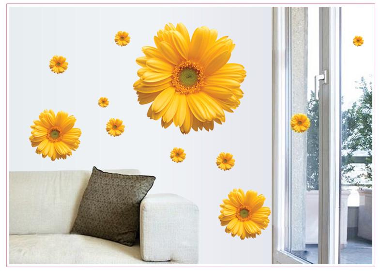 sticker mural - Marguerite du Transvaal - Gerbera | sticker mural | STIKEO.COM