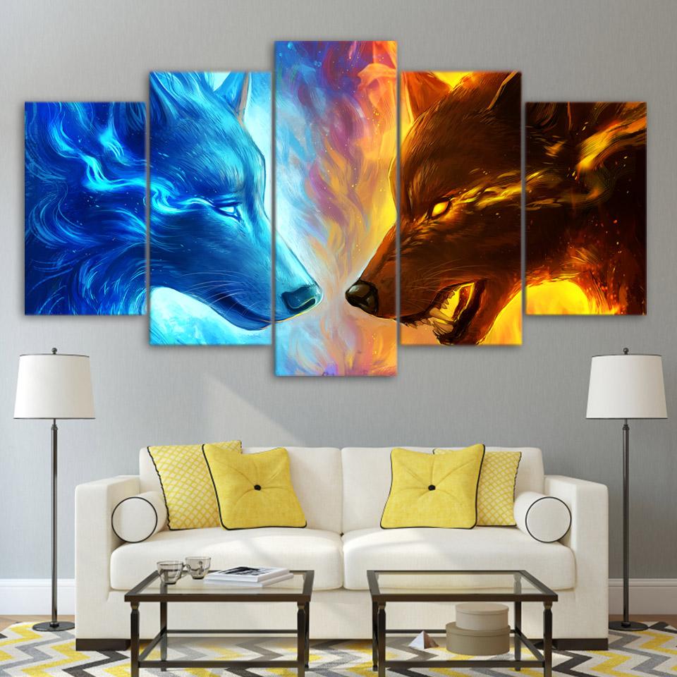 Fire and Ice | tableau | STIKEO.COM