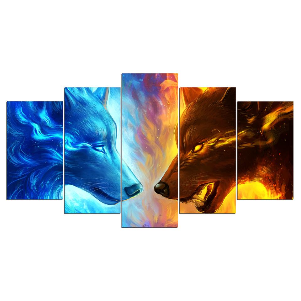 Fire and Ice | tableau | STIKEO.COM