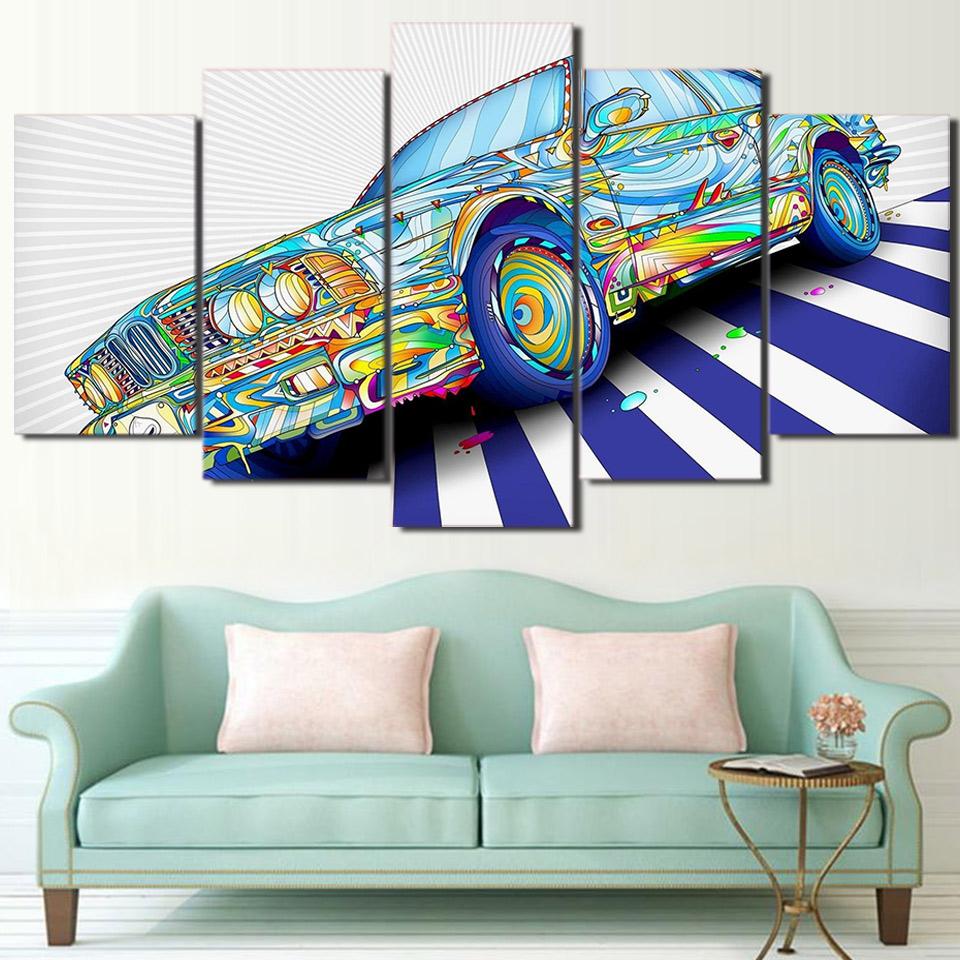 Psychedelic Car | tableau | STIKEO.COM