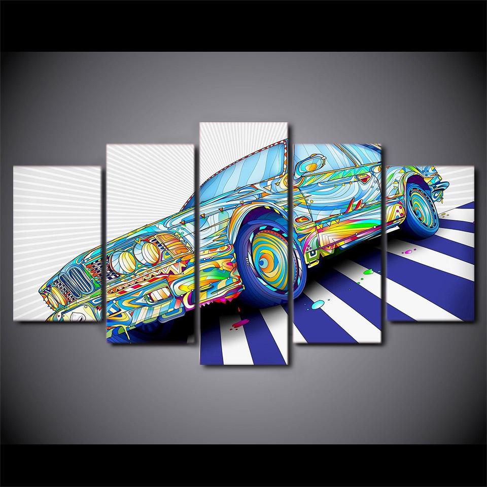 Psychedelic Car | tableau | STIKEO.COM