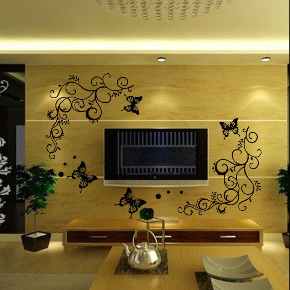 Sticker mural - Classic Black Butterfly | sticker mural | STIKEO.COM